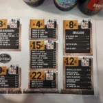 Menú de tapas y raciones del bar Lantigua con precios variados.
